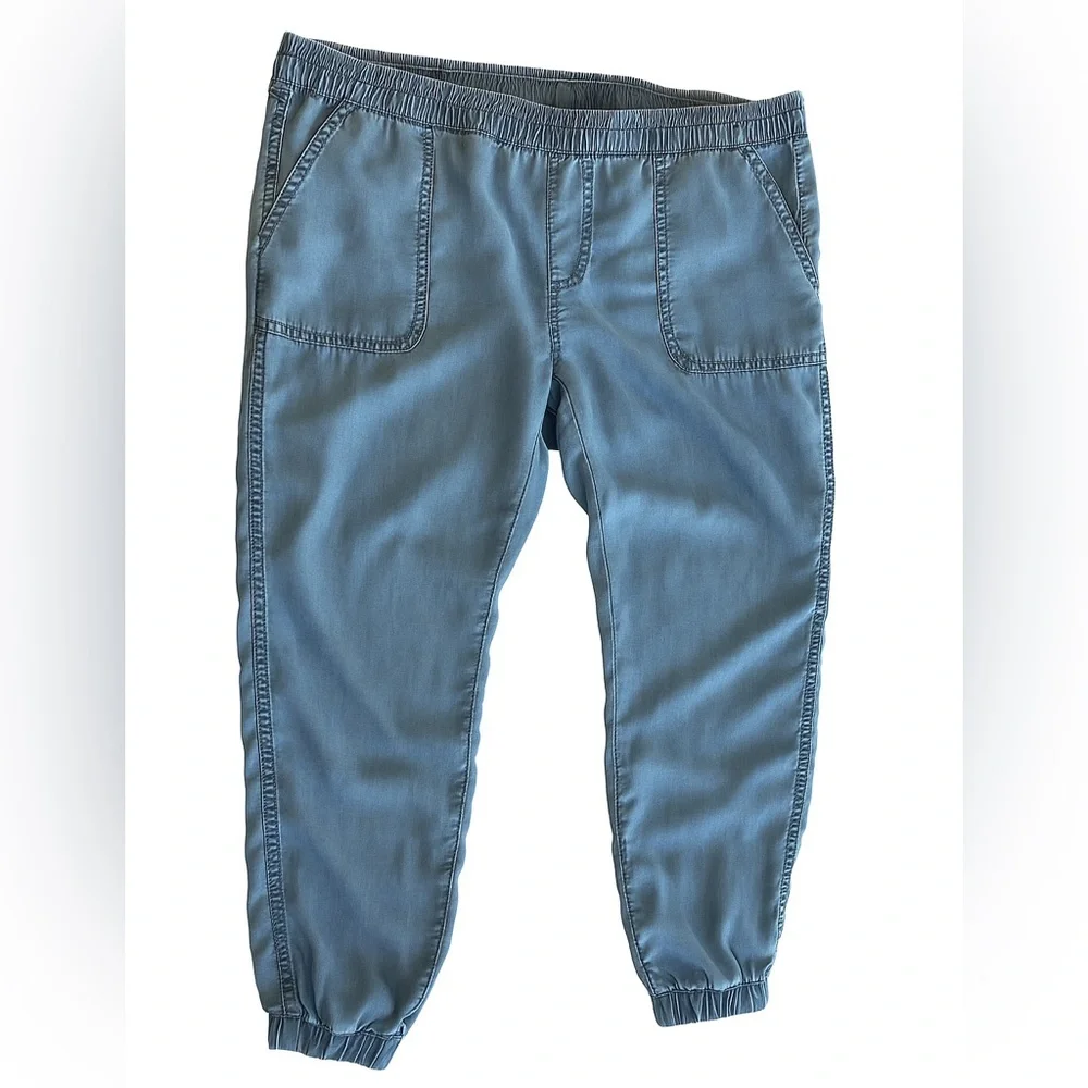 Prana Blue Tencel Ankle Jogger Jeans - Picture 1 of 5